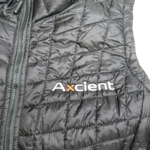 North Face Trekker Vest Womens Medium Black Thermoball Puffer Light Pack LOGO - Picture 3 of 13